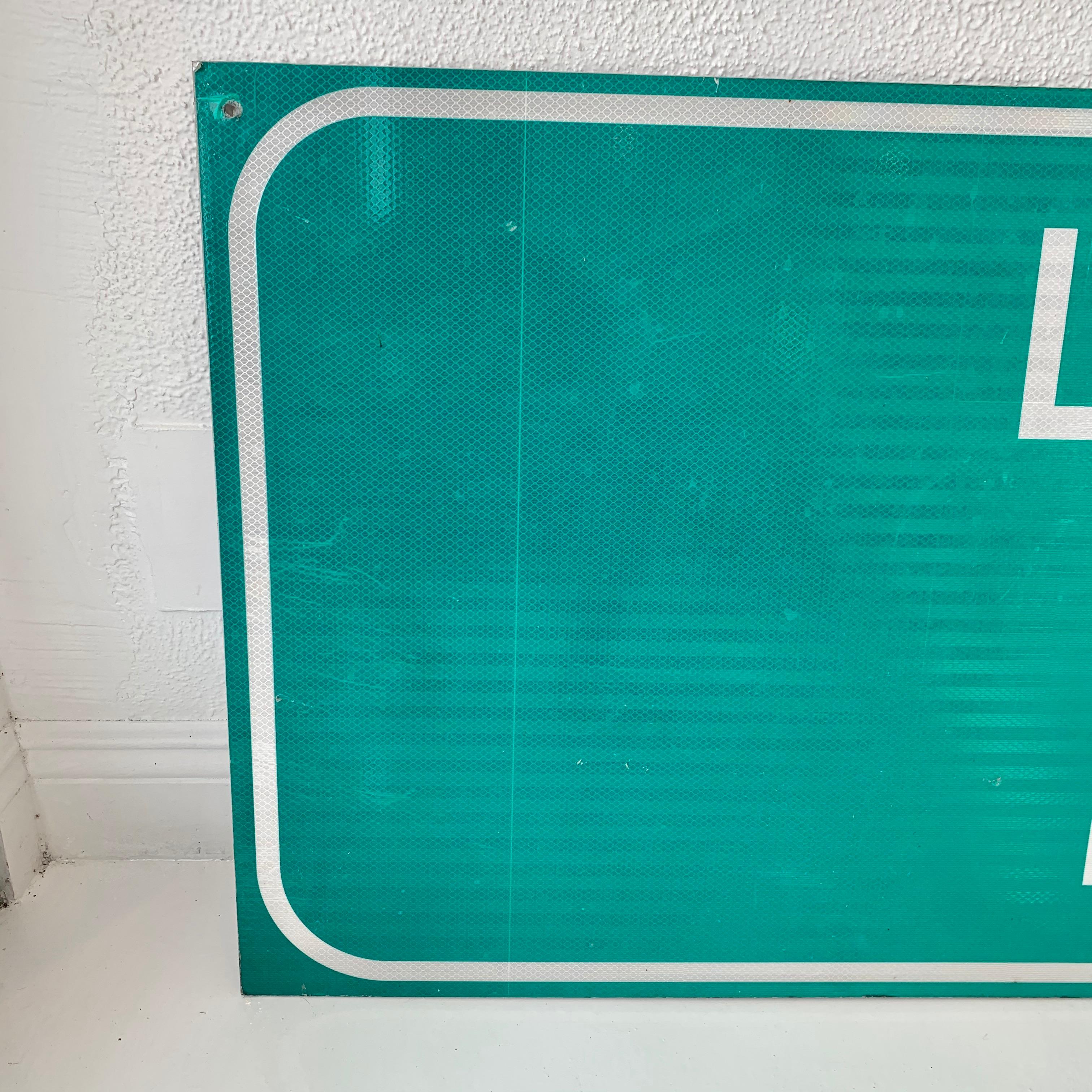 Panneau de signalisation de la ville de Los Angeles (autoroute) en vente 5