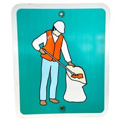 Los Angeles, Highway Trash Removal Sign