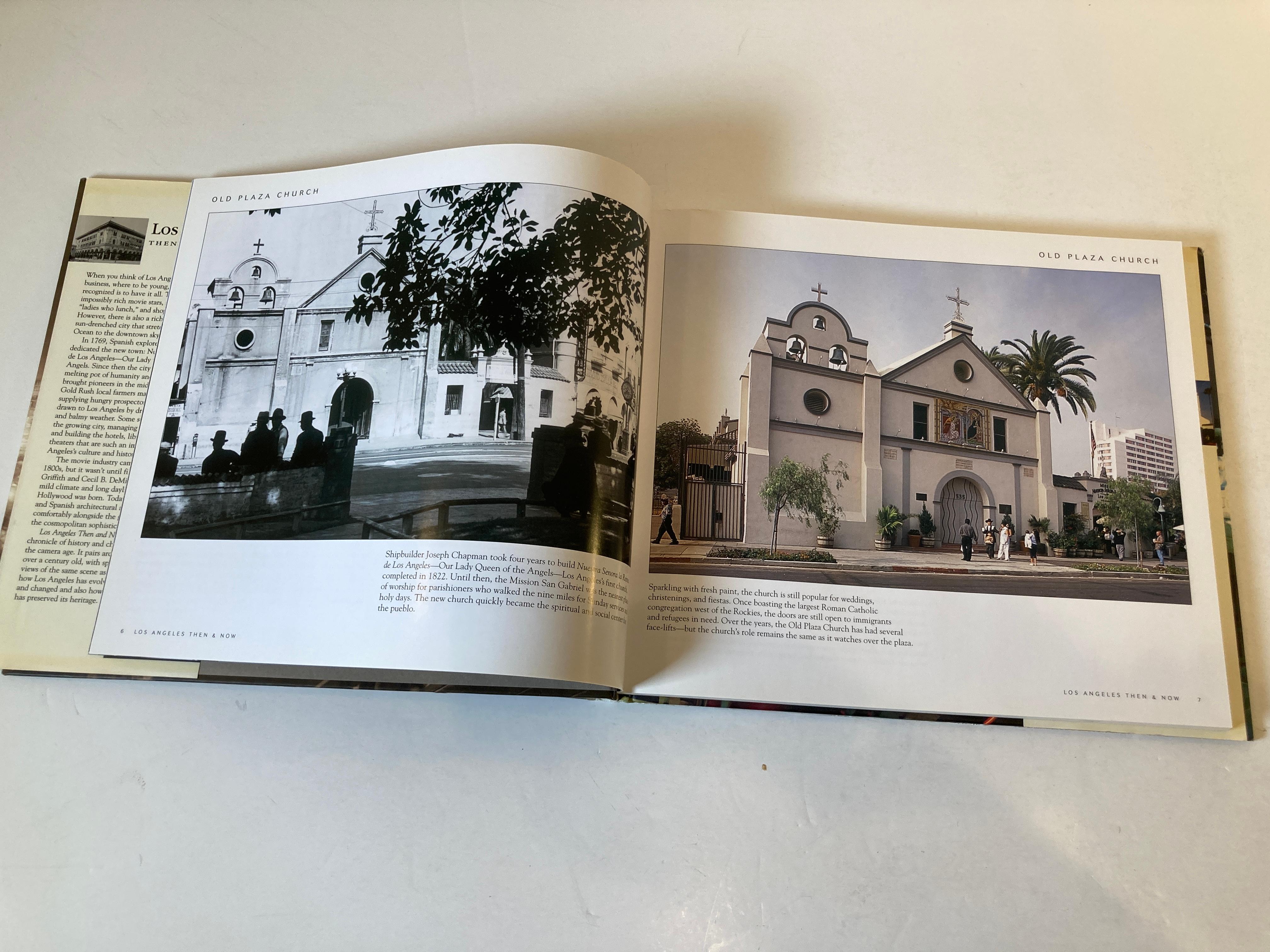 Los Angeles Then and Now by Rosemary Lord Book In Good Condition In North Hollywood, CA