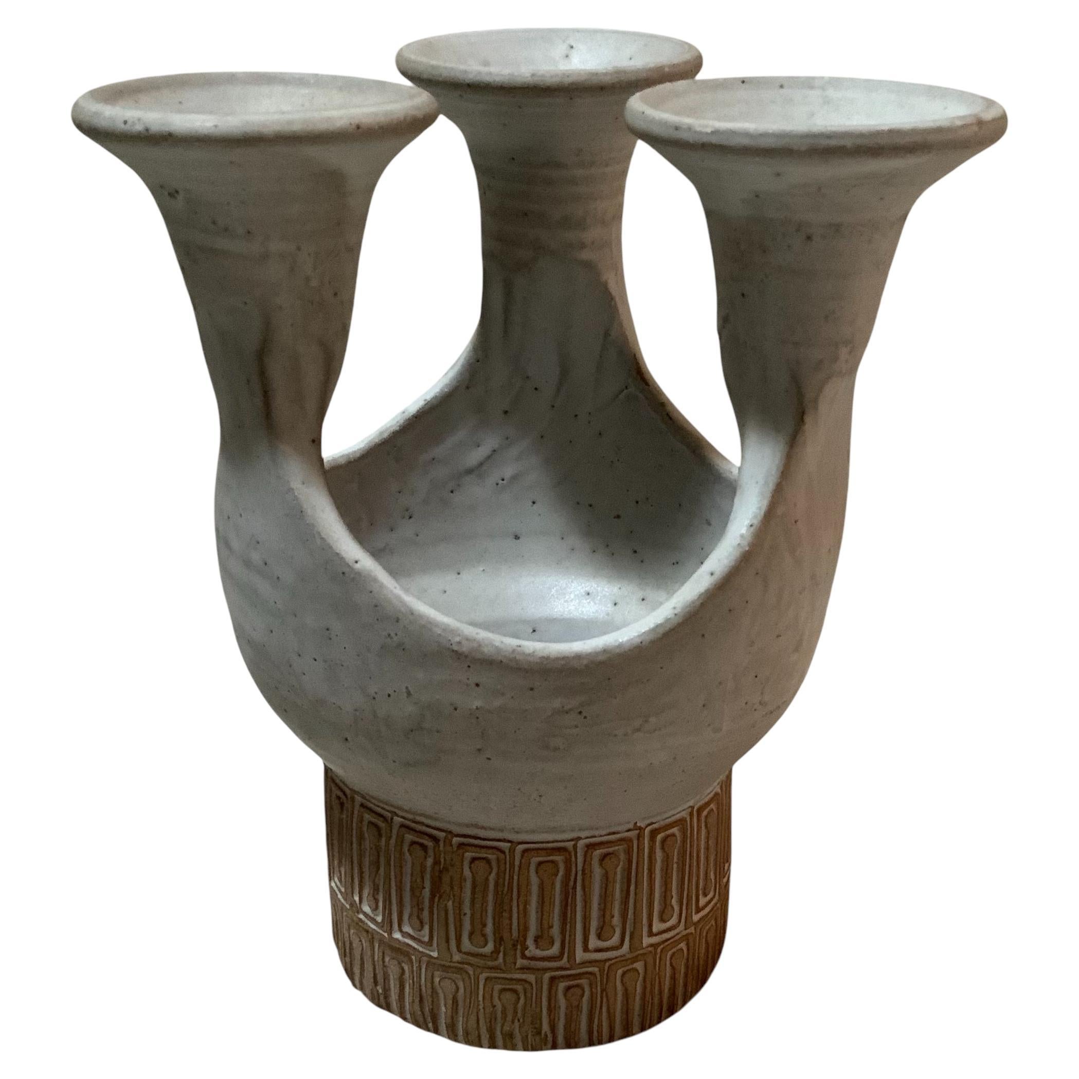Los Artesanos Pottery Candleholder Centerpiece