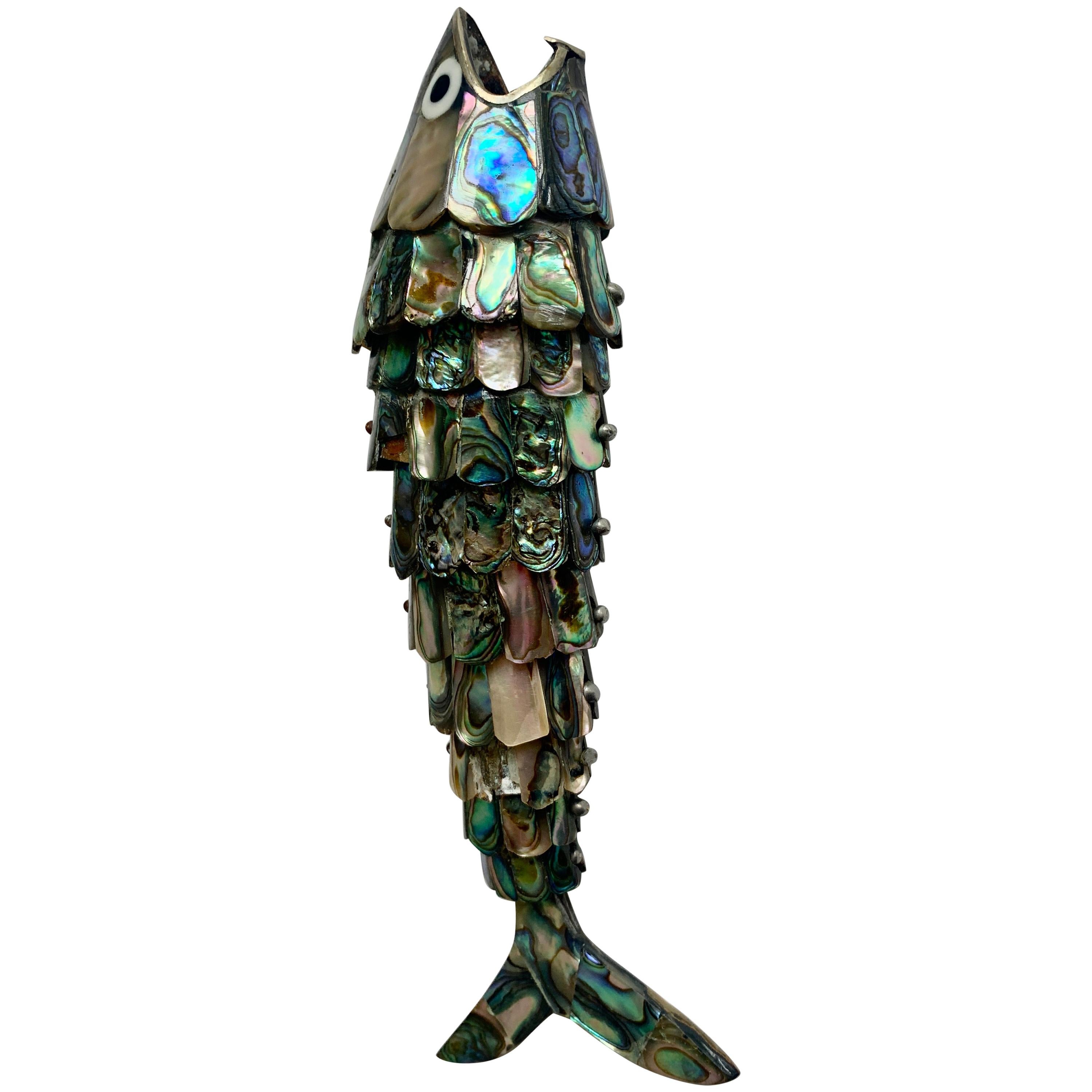 Los Castillo Articulated Abalone Fish Bottle Opener