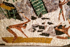 Los Castillo E.Alvarado Arquitectura Mosaic with Montezuma Mexico, 1959