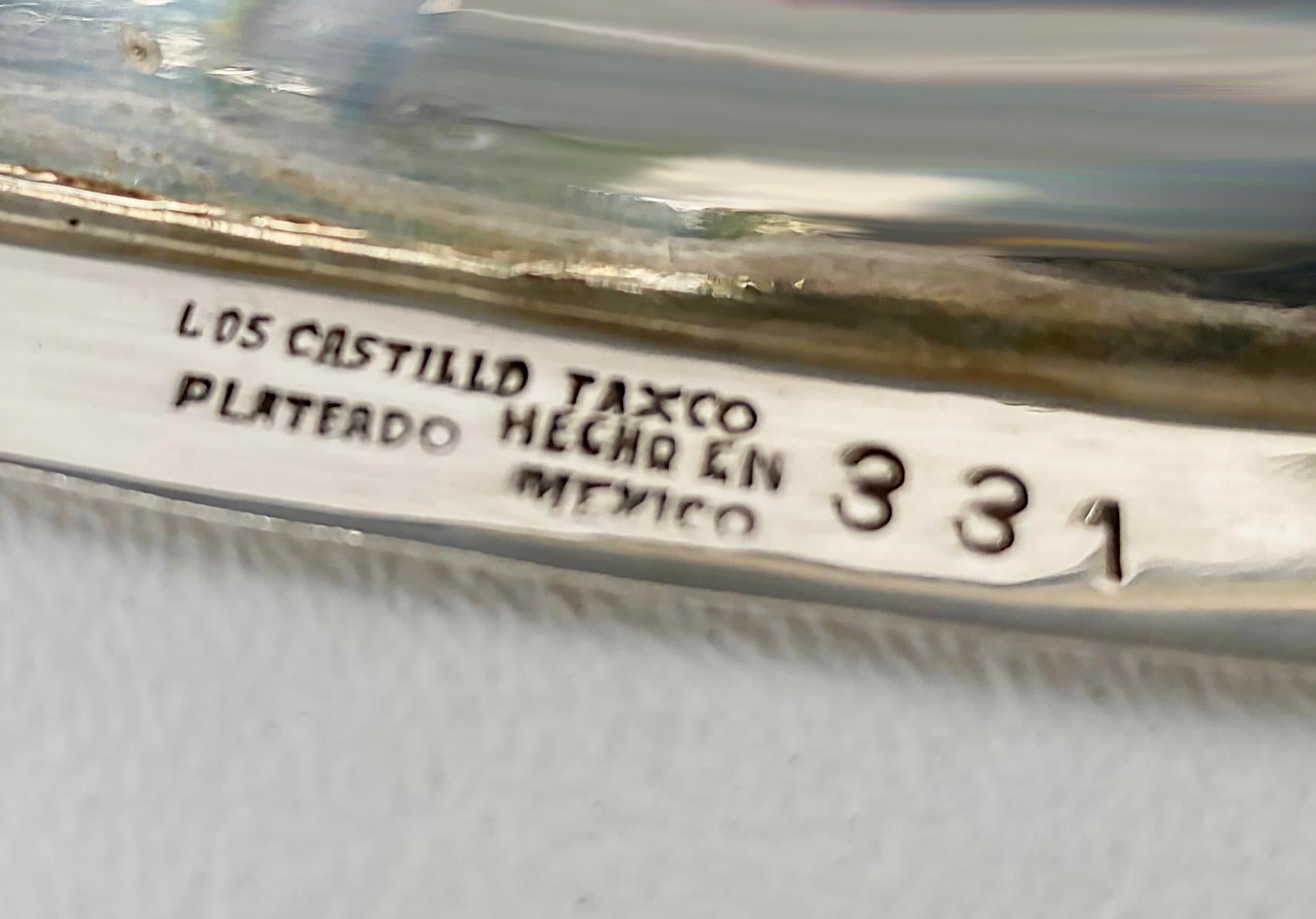 Silver Plate Los Castillo Mexican Mid-Century Silverplate Dove Serving Dish For Sale