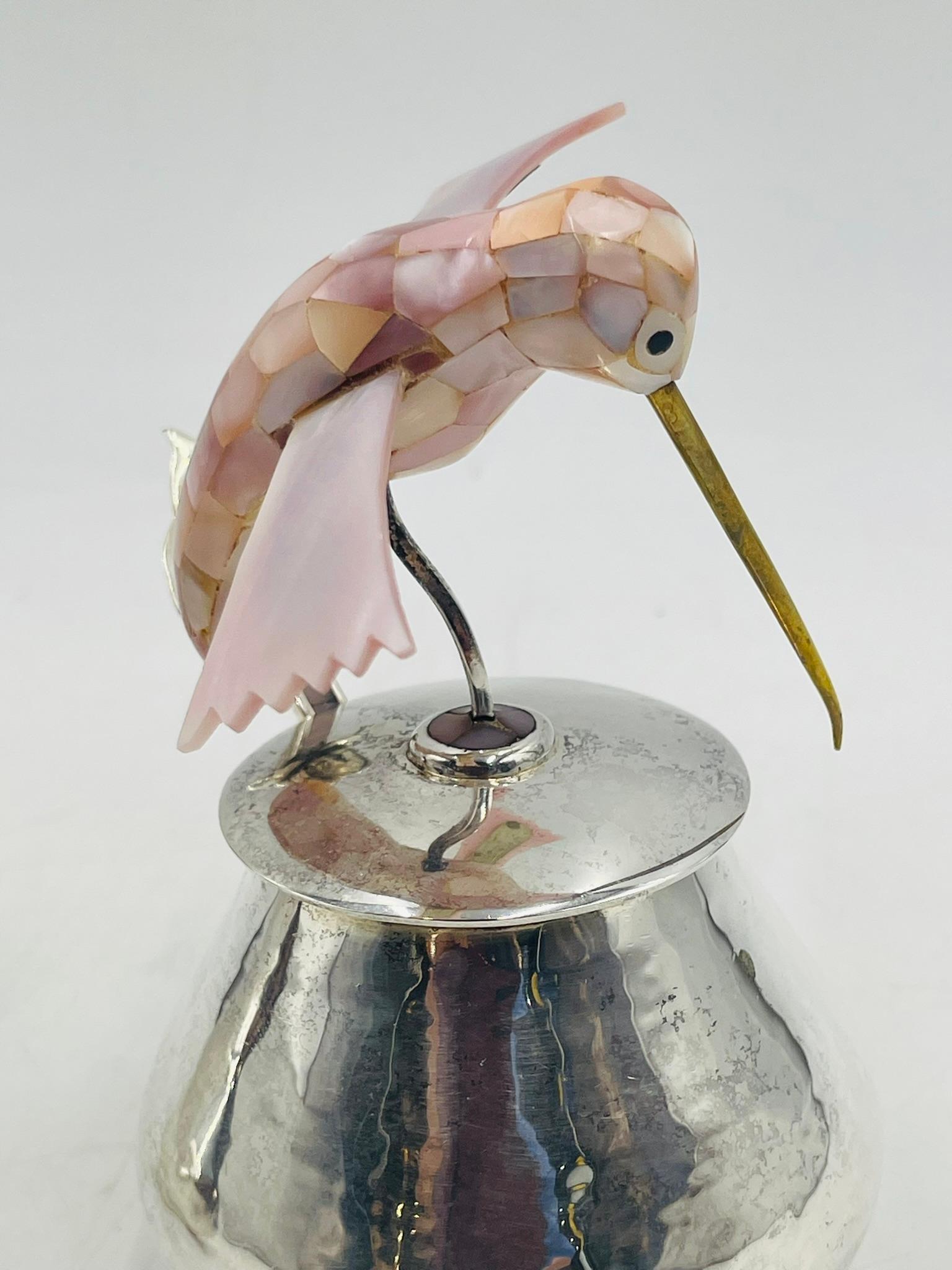 Crémier, sucre et louche en argent de Los Castillo, Taxco, années 1960 en vente 6