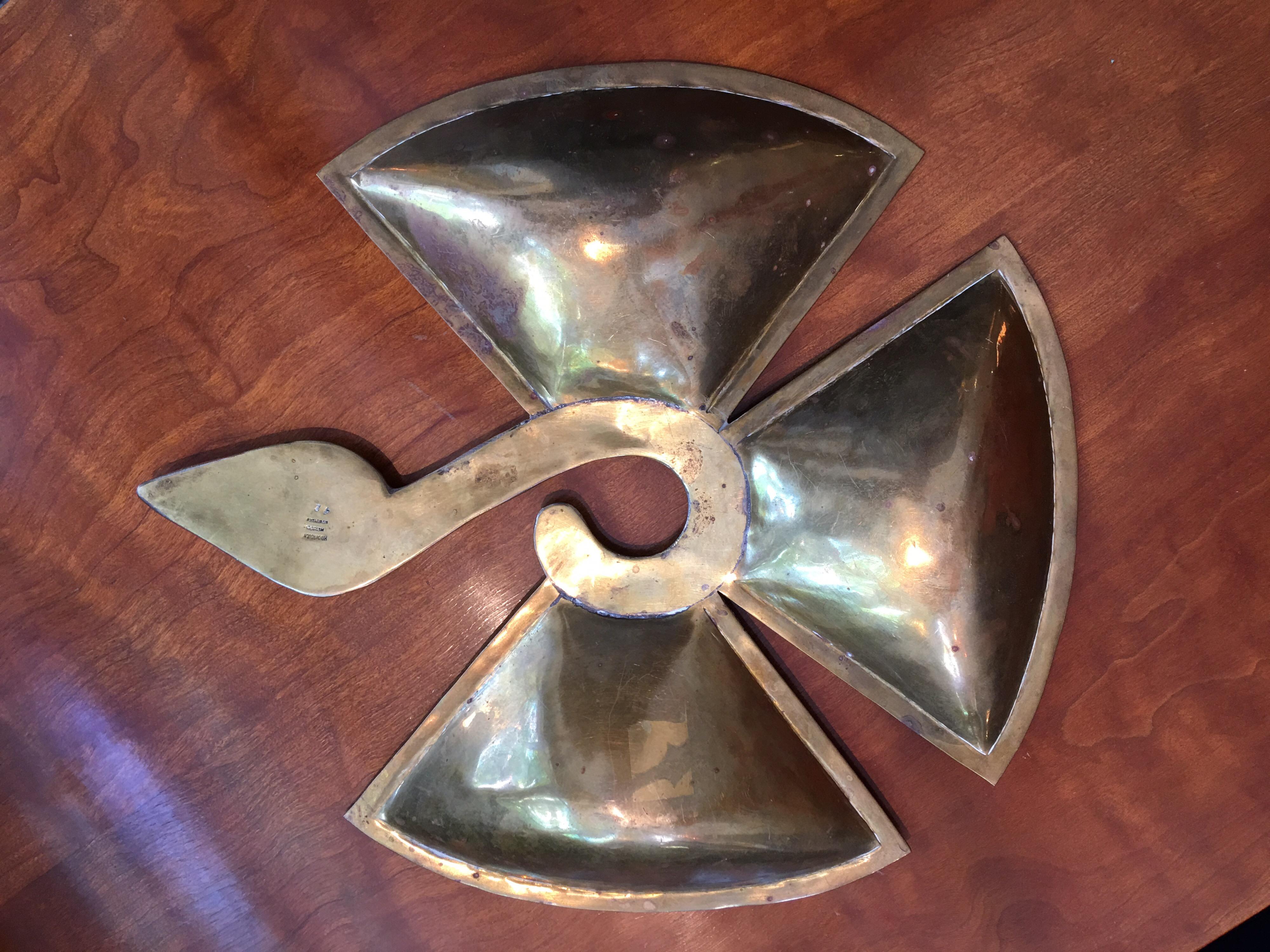Mid-20th Century Los Castillo Taxco Mix Metal Bird