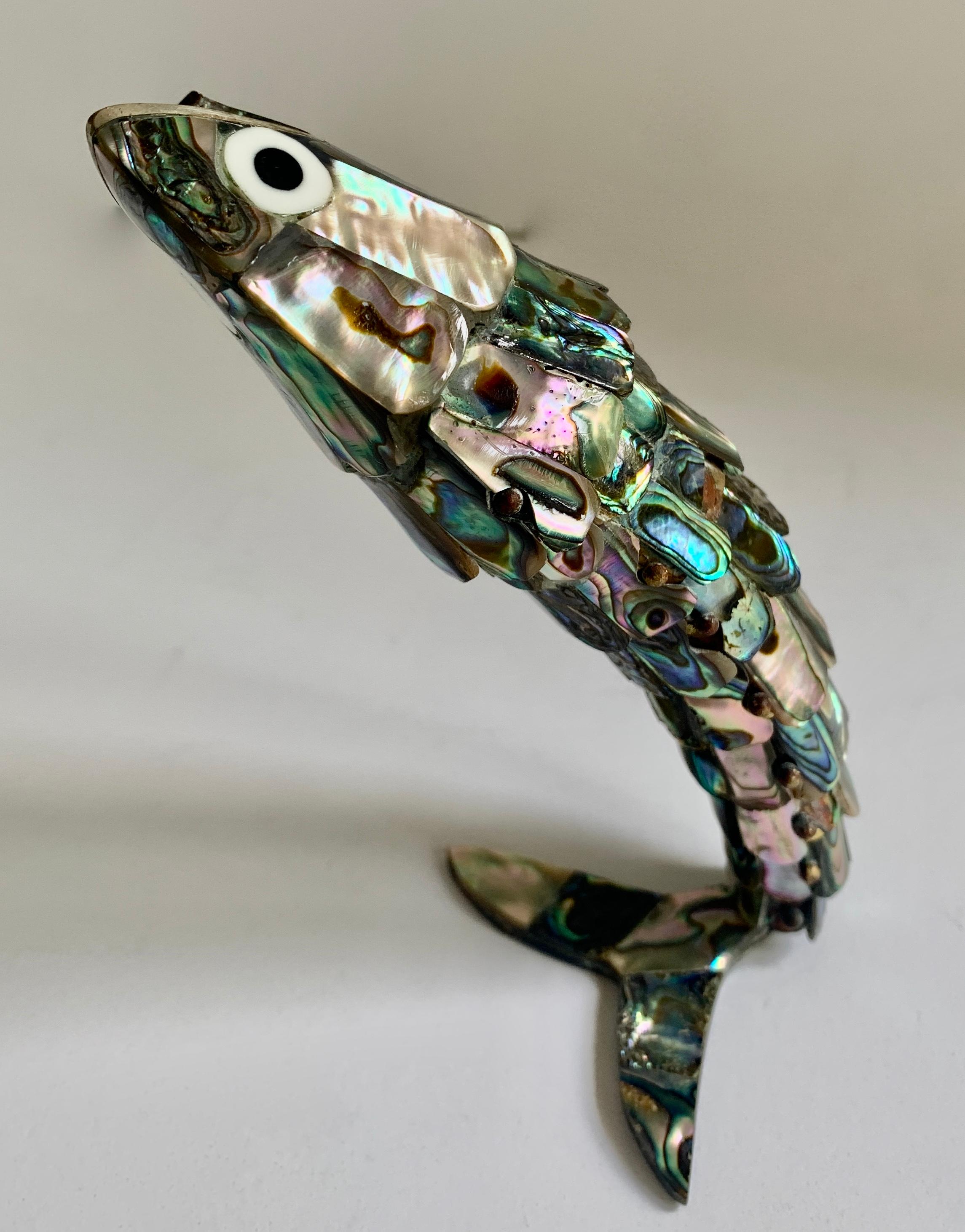 Mexican Los Castillo Articulated Abalone Fish Bottle Opener