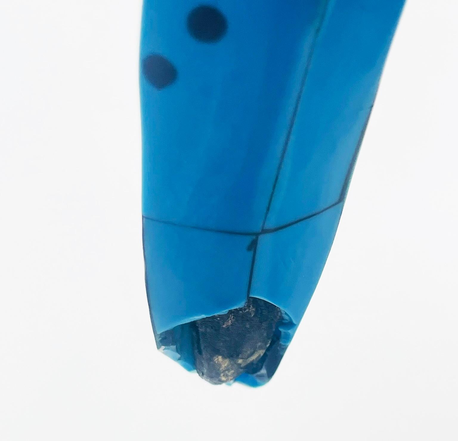 Los Fajardo Silver-Plated Pitcher with Blue Stone Inlaid Parrot Handle, Mexico im Angebot 11