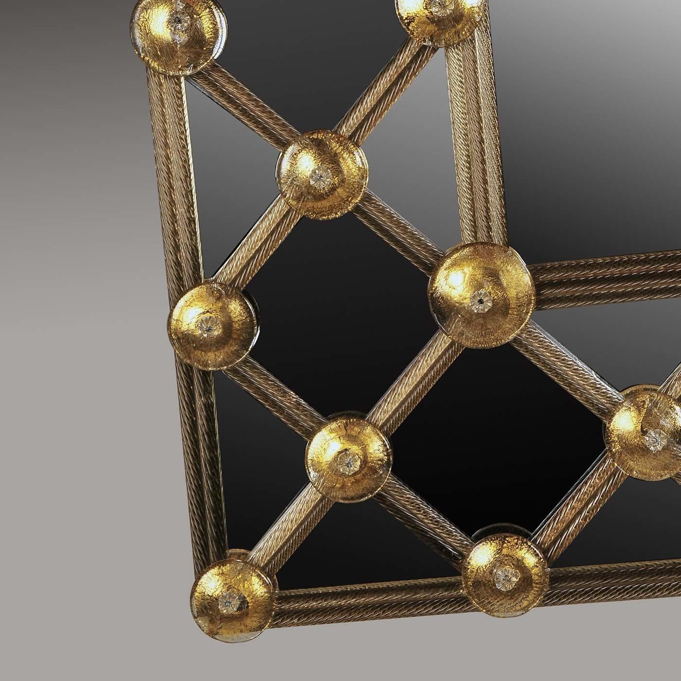 italien Miroir Losanghe par Ongaro & Fuga en vente