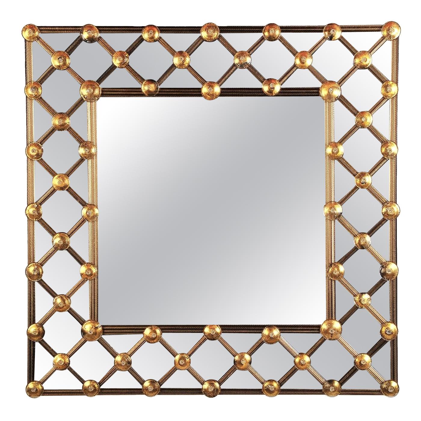 Losanghe Mirror by Ongaro & Fuga For Sale
