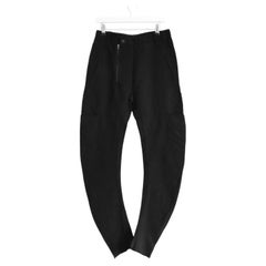 Pantalon à pattes de cheval en coton et lin de Ria Dunn (Lost & Found)