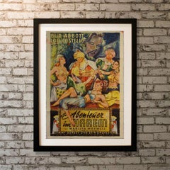 Lost In A Harem, Unframed Poster, 1944