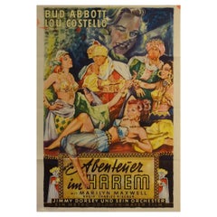 Lost In A Harem, Unframed Poster, 1944