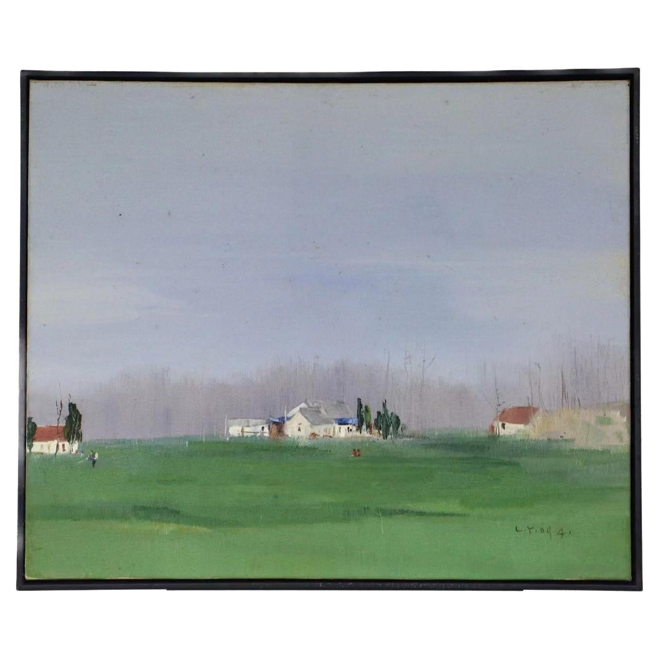 "Lost in Countryside” Series with Black Metallic Frame