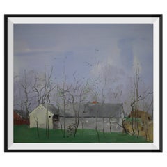 "Lost in countryside" Series with Black Metallic Frame
