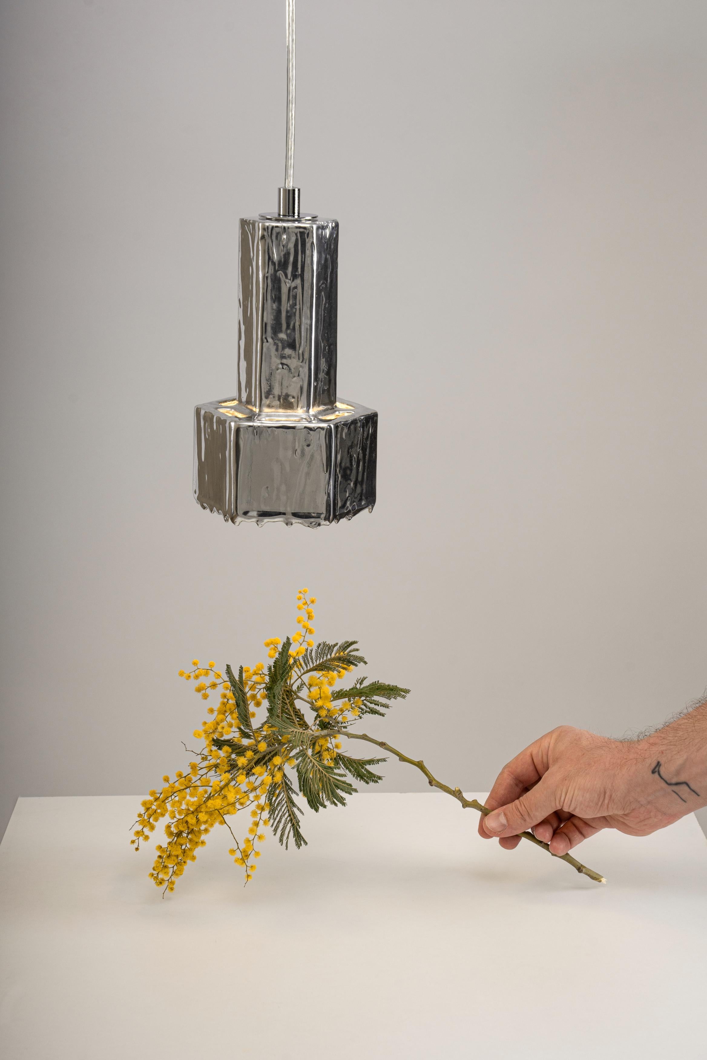 Post-Modern Lost Pendant 6 Lamp by Studio Birtane For Sale