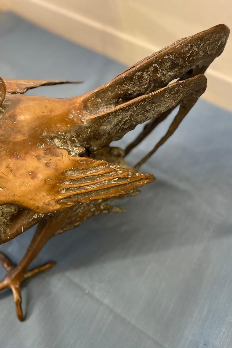 Escultura de bronce fundido a la cera perdida Gallo de Luciano Minguzzi en venta 10