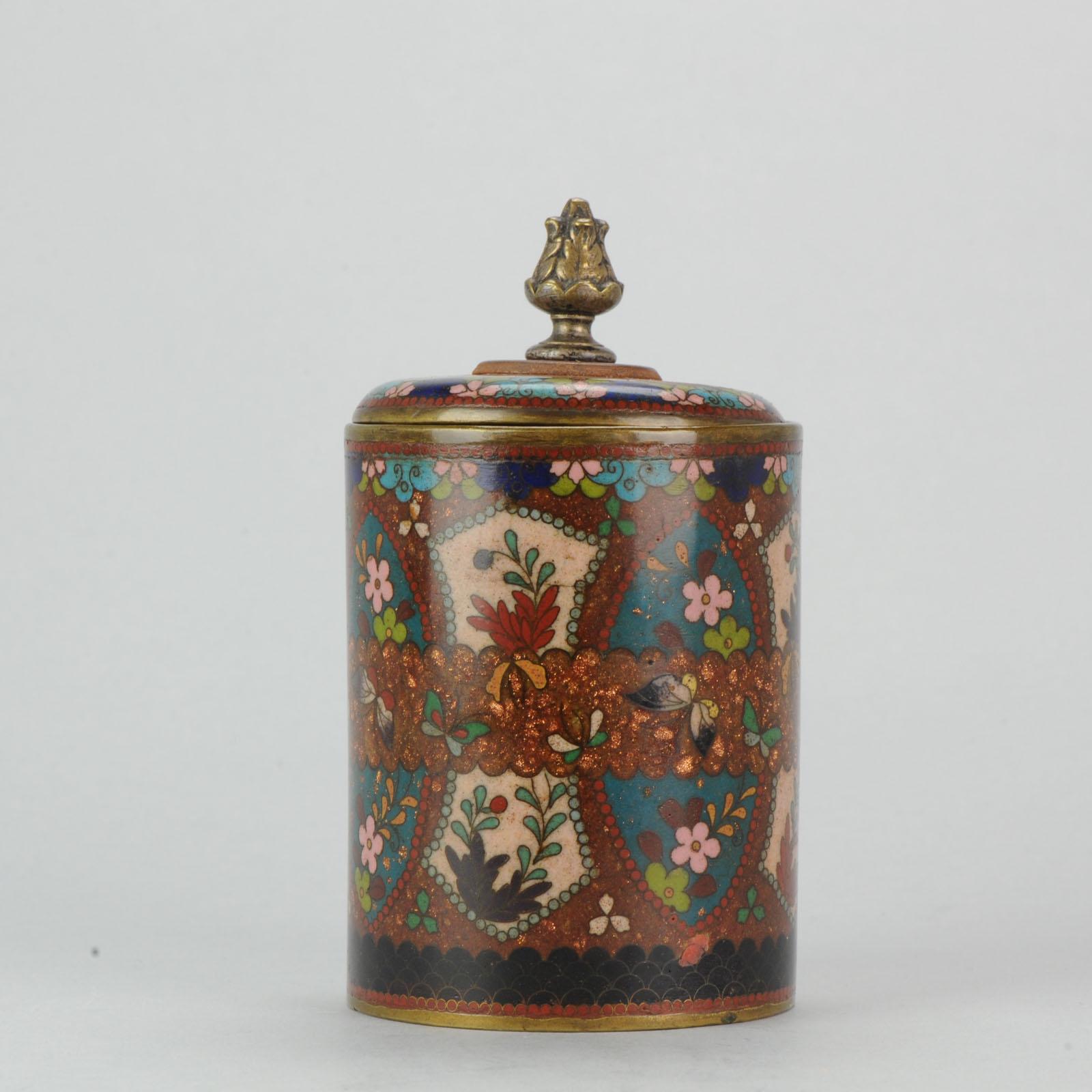 Meiji Japan Japanese Cloisonne Lot Bronze or Copper China Tea Set For Sale 16