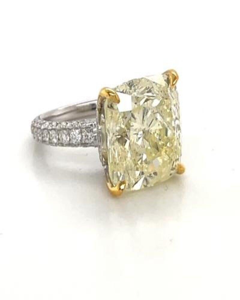Natural 13.02 cts  Cushion Diamond set in halo ring
Measurements: 13.46x12.56x9.20
You can choose ring size before shipping only (7 days to fix).
Return Policy: 3 days from delivery
Buyer pays for all return shipping fees  includes all insurance