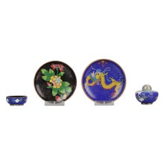 Lot Cloisonne Chinese Colorfull Vase CLoisonne Enamel China, Early 20th Cen