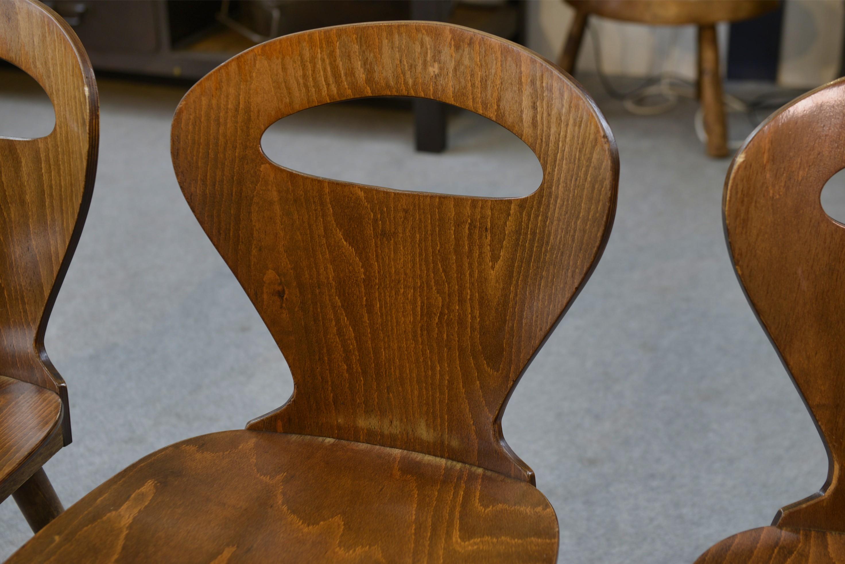 Lot de 4 chaises modèle 