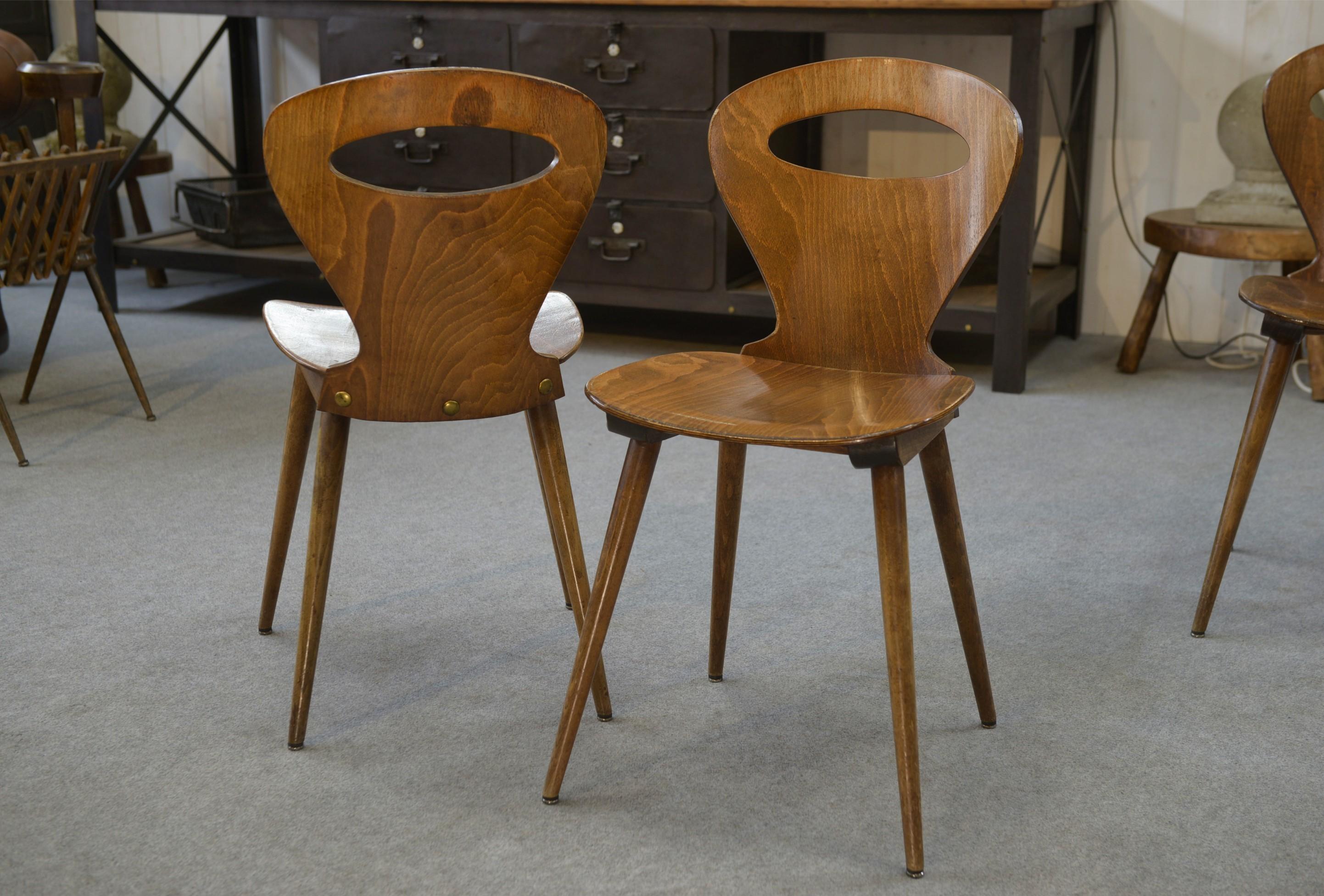 Lot de 4 chaises modèle 