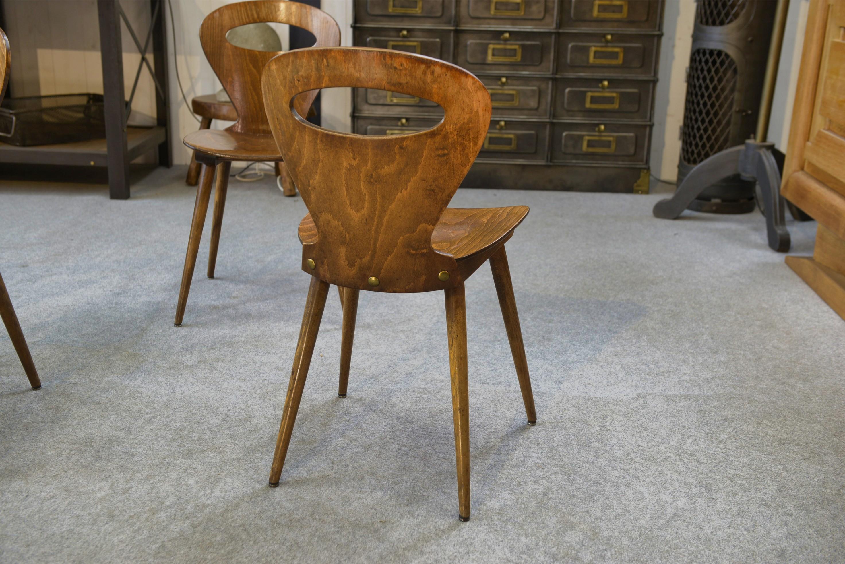 Lot de 4 chaises modèle 