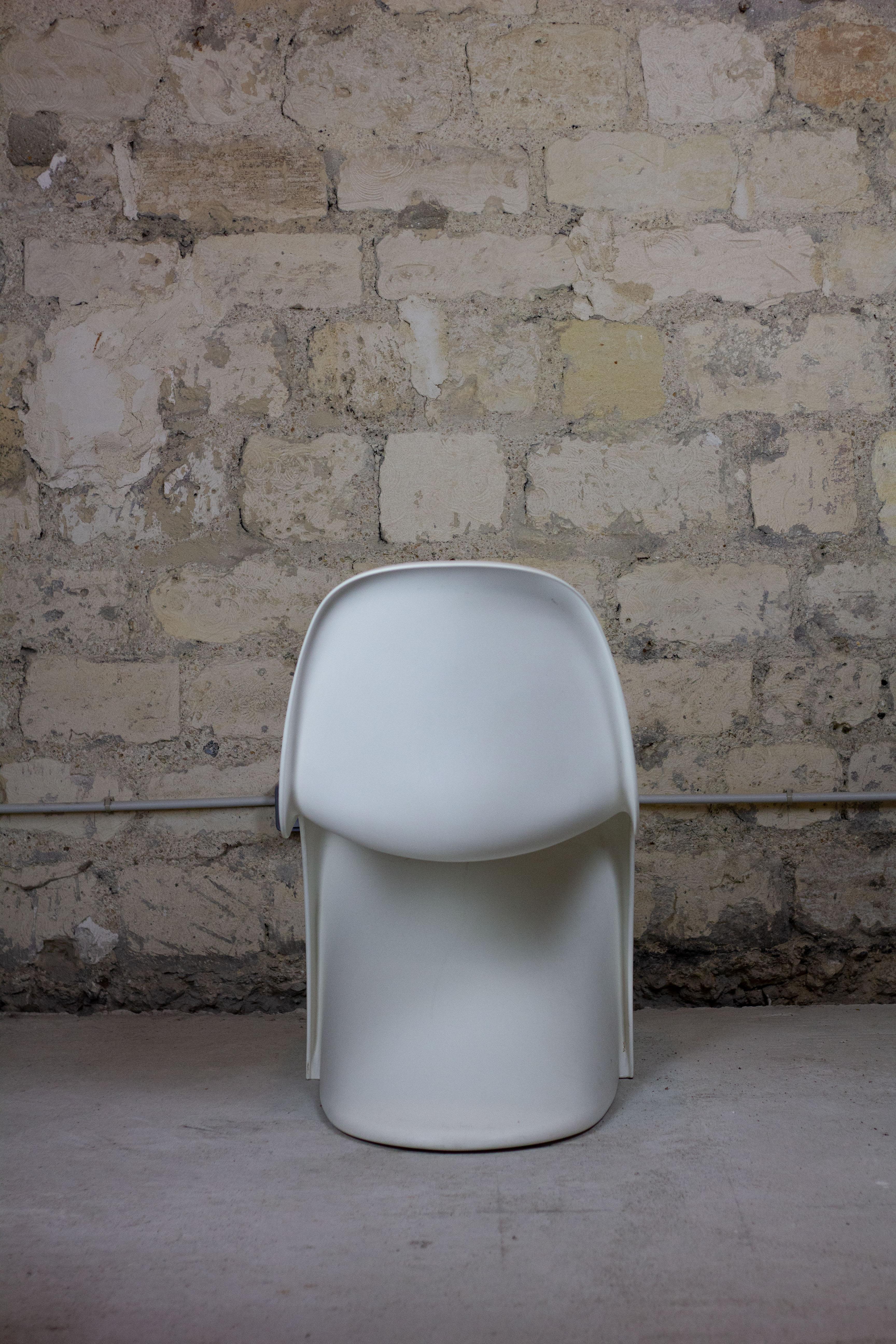 Postmoderne Lot de 8 chaises Verner Panton pour Vitra en vente