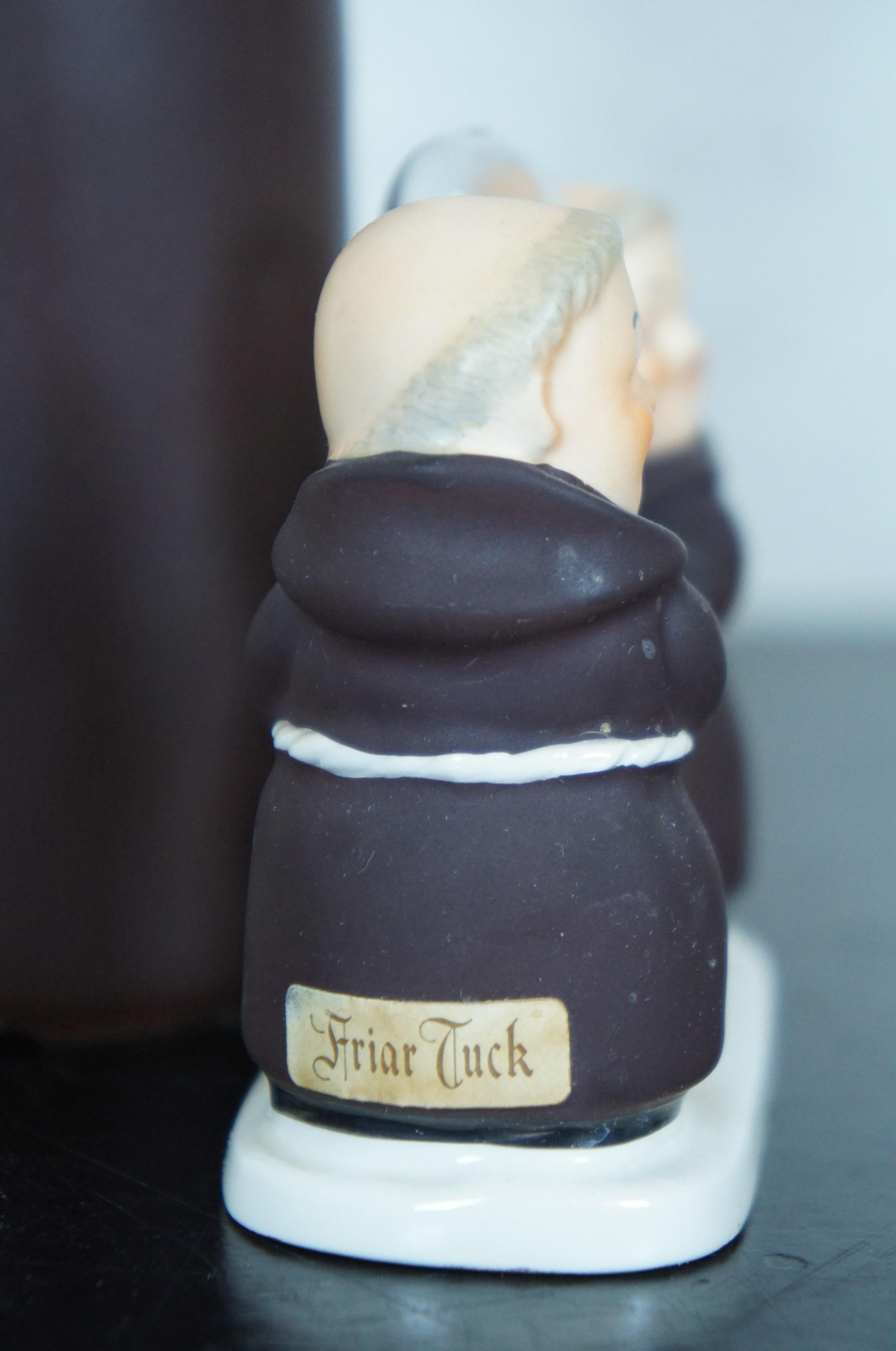 Lot of 22 Mid-Century Goebel Hummel Friar Tuck Monks Tableware West Germany Vtg For Sale 3