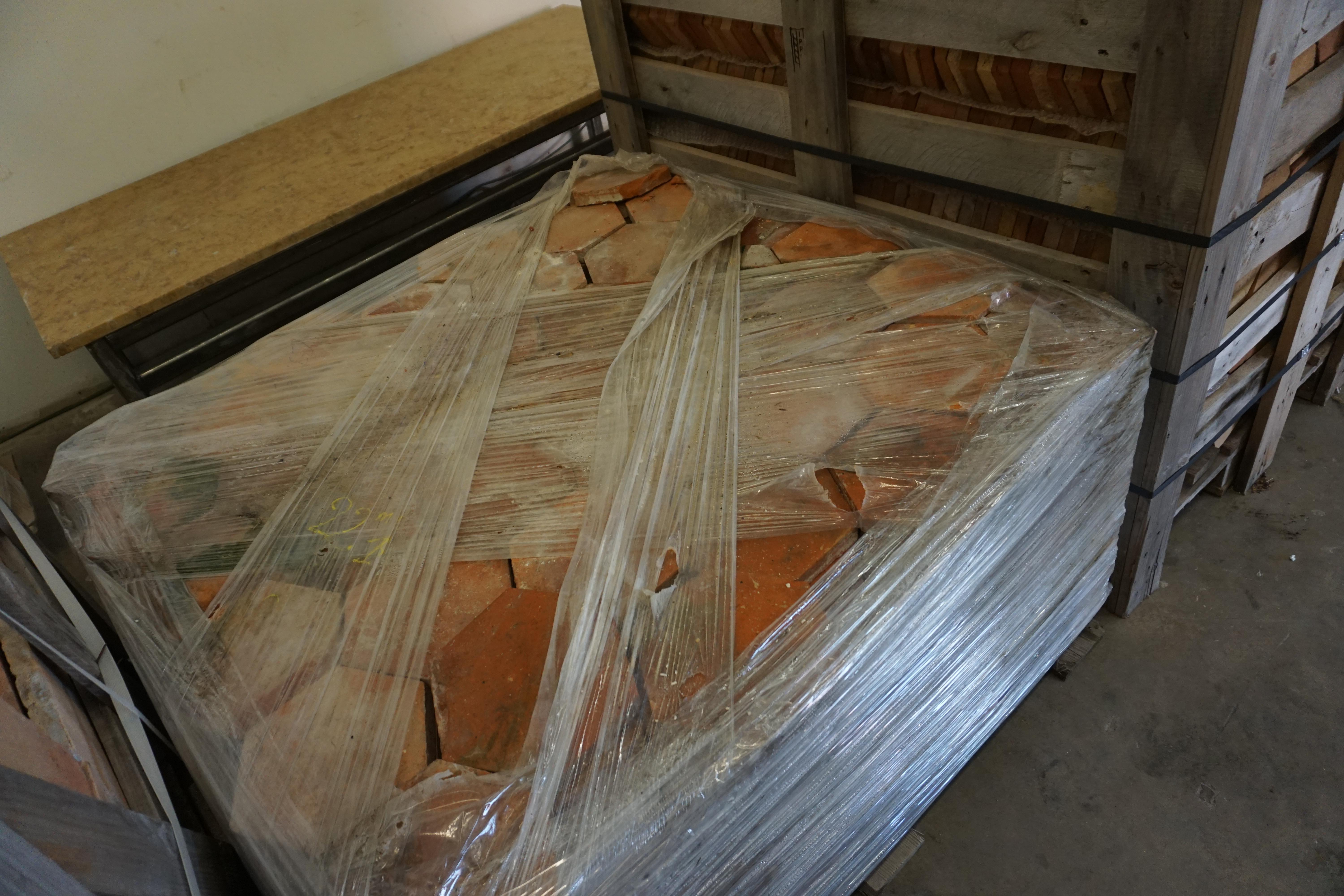 reclaimed terracotta tiles