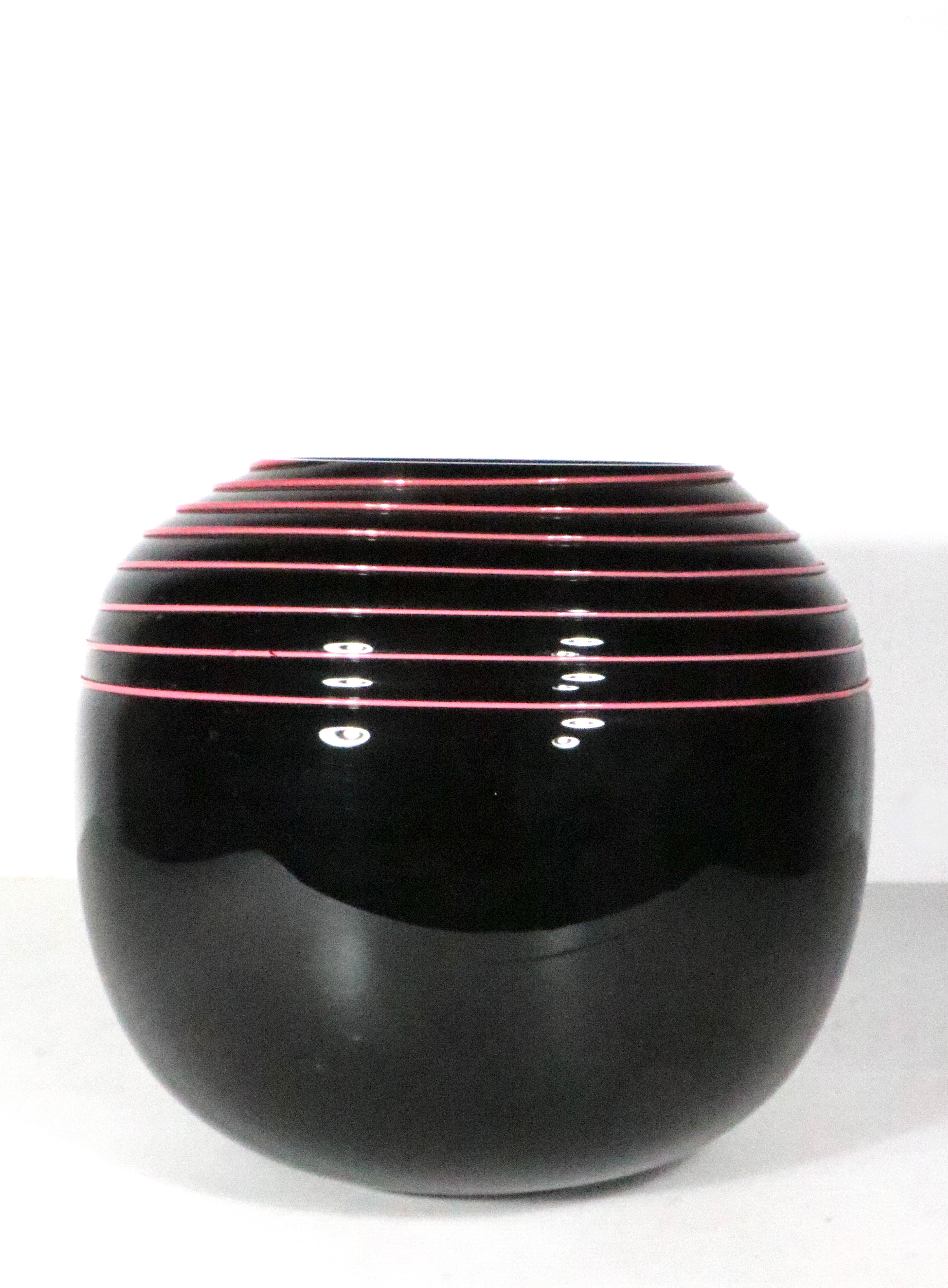 Lot of 3  Art Glass vases att. to Seguso c. 1980's in vendita 9