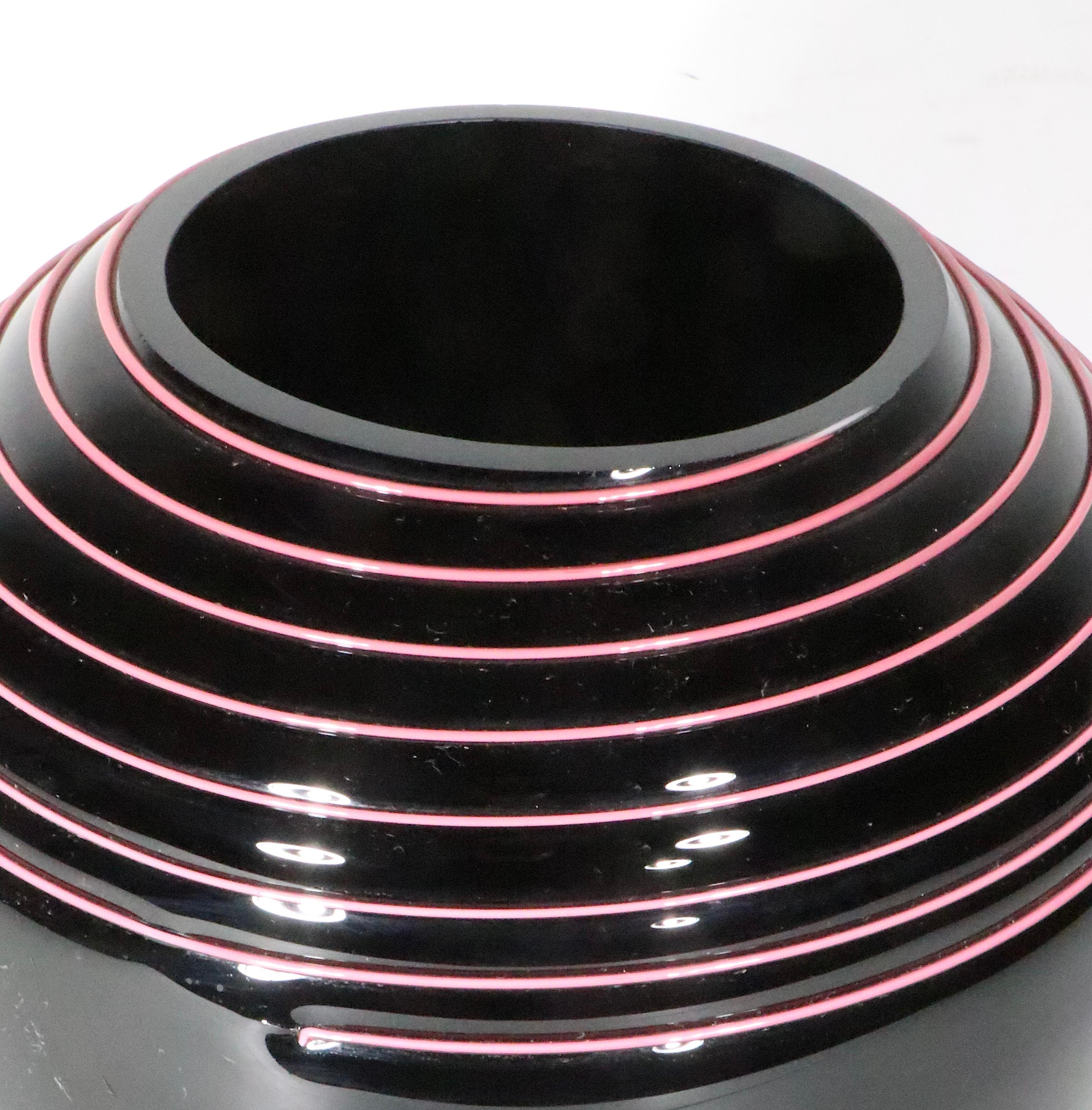Lot of 3  Art Glass vases att. to Seguso c. 1980's in vendita 11