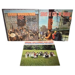 Lot of 3 Vinyl Records - Emmio Marricane, Juliette Gréco, Joza Vlahovic - 2Y16