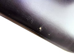 Lot of 4 Cantilever Chars in Faux Leather and Steel, 1970s