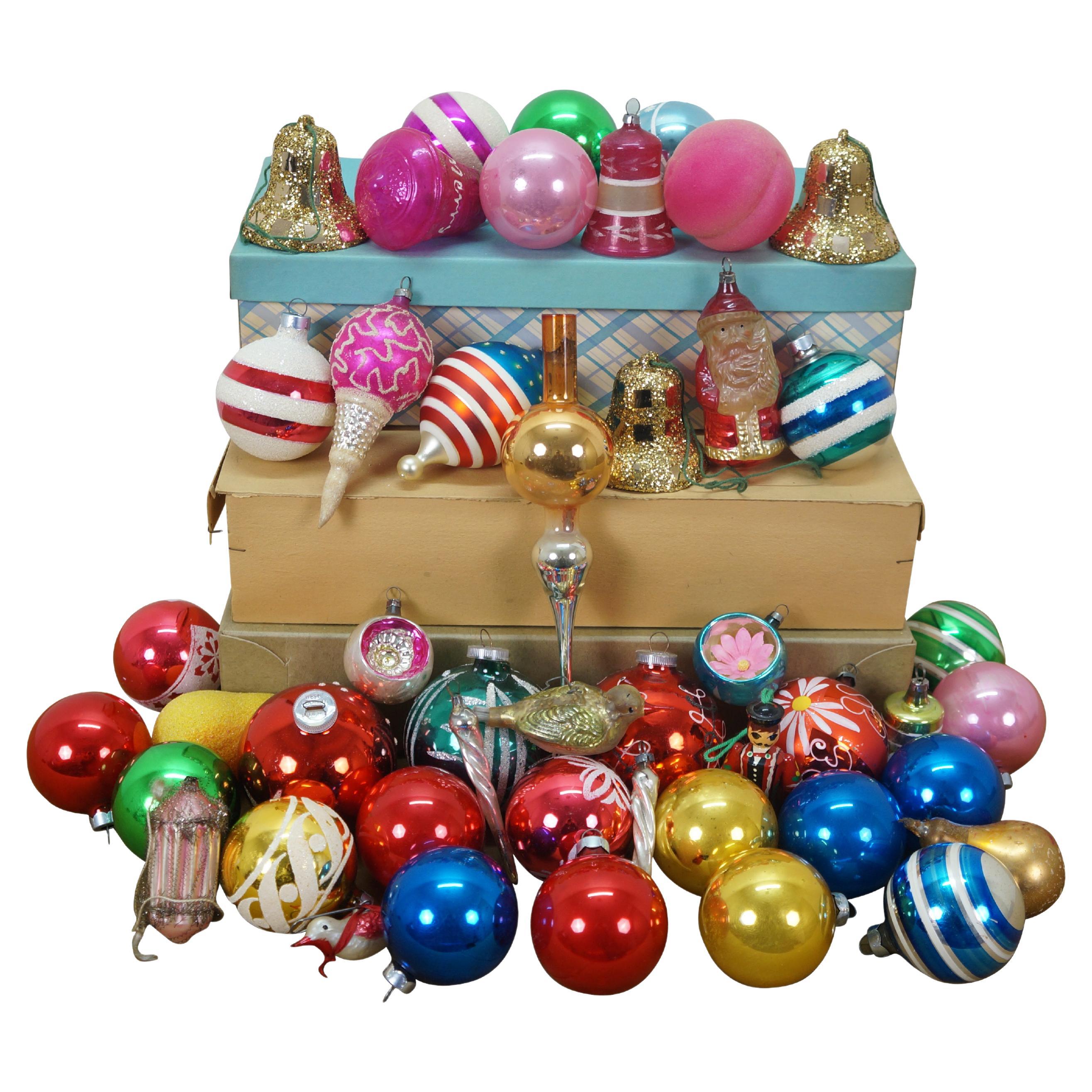Christmas Mercury Glass Ornaments