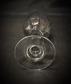 Lot of 5 Crystal Wine Glasses - Mid 20th Century - 2Y27