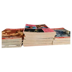 Lot von 51 umfangreichen Kollektion von Lecture pour Tous-Magazinen mit Leseblättern - 3Y02