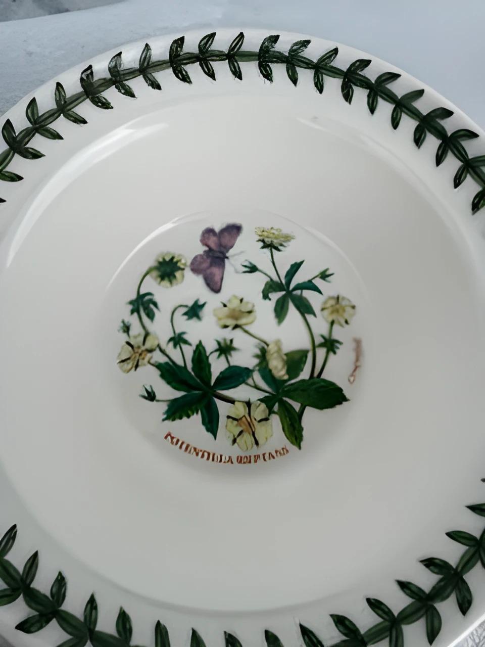 Lot von 6 Porzellan-Oatmealtellern aus Porzellan (Keramik) im Angebot