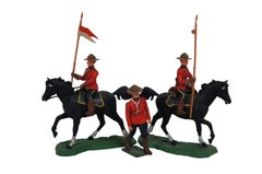 Lot of 61 Britains Toy Soldiers Deetail Scots Guards Highlanders Band Mounties