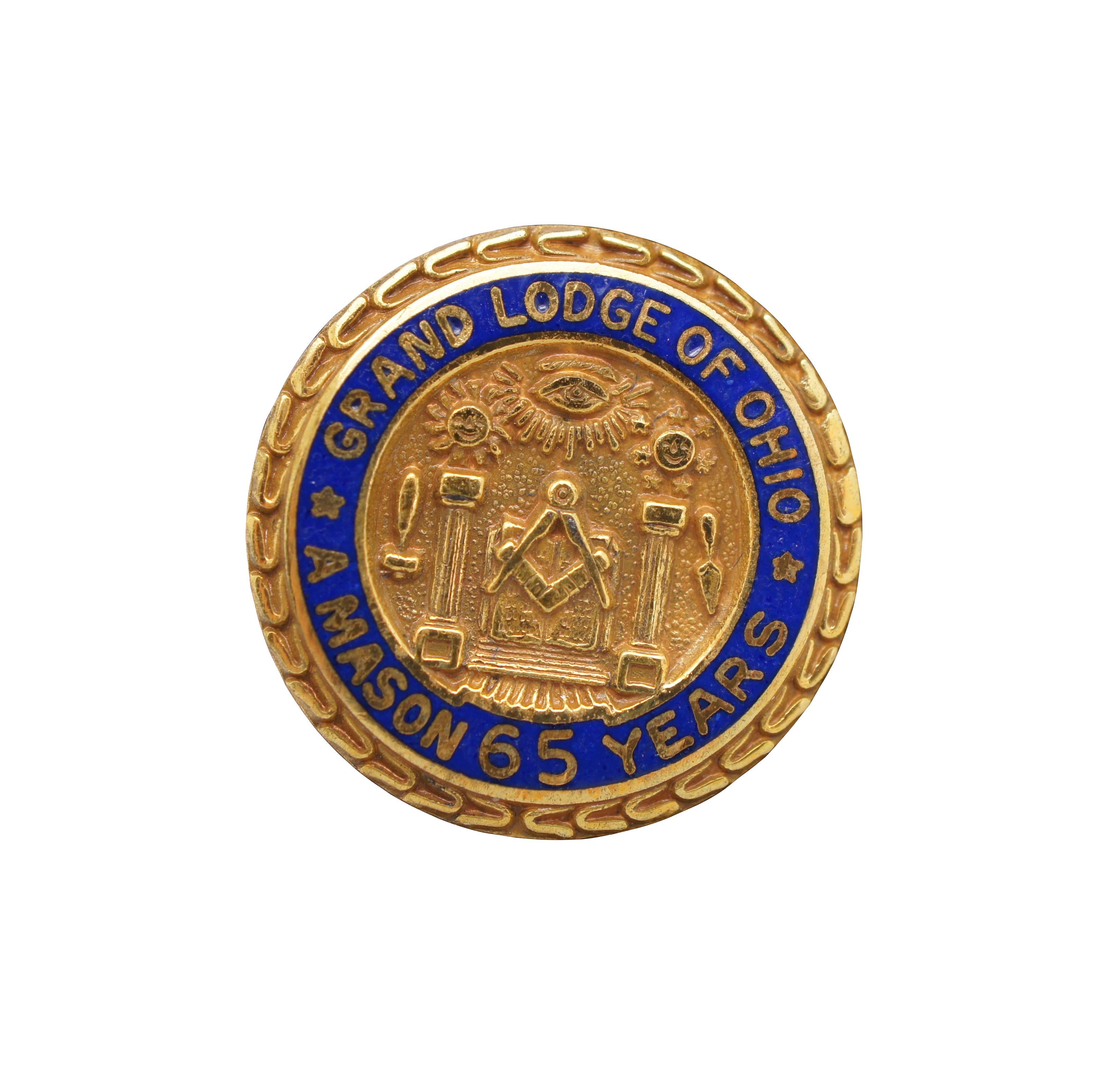 vintage masonic lapel pins