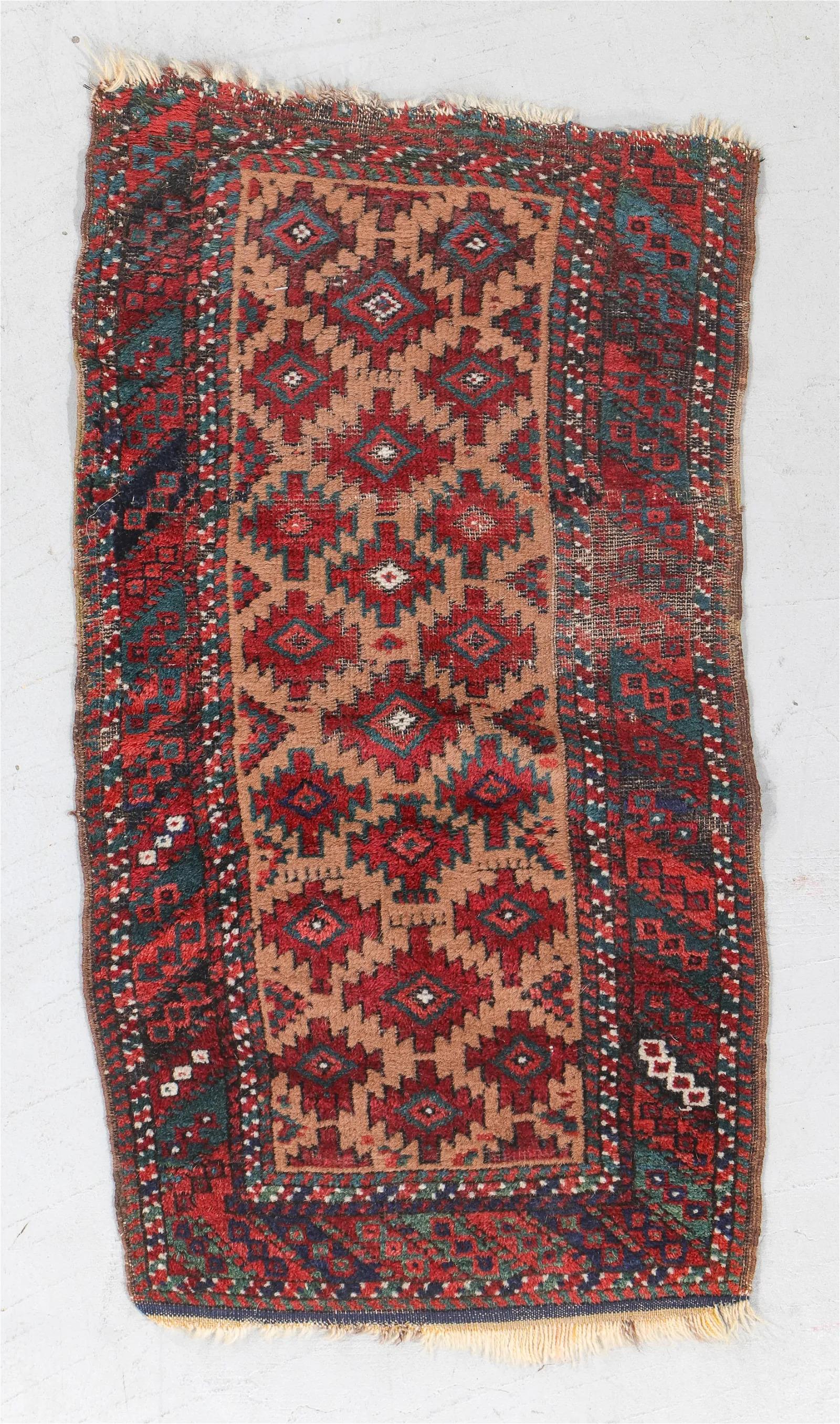 Lot von 9 antiken afghanischen Baluch-Sammlerteppichen 1,6' x 3,2', 1870er Jahre - 2B29 im Zustand „Gut“ im Angebot in Bordeaux, FR