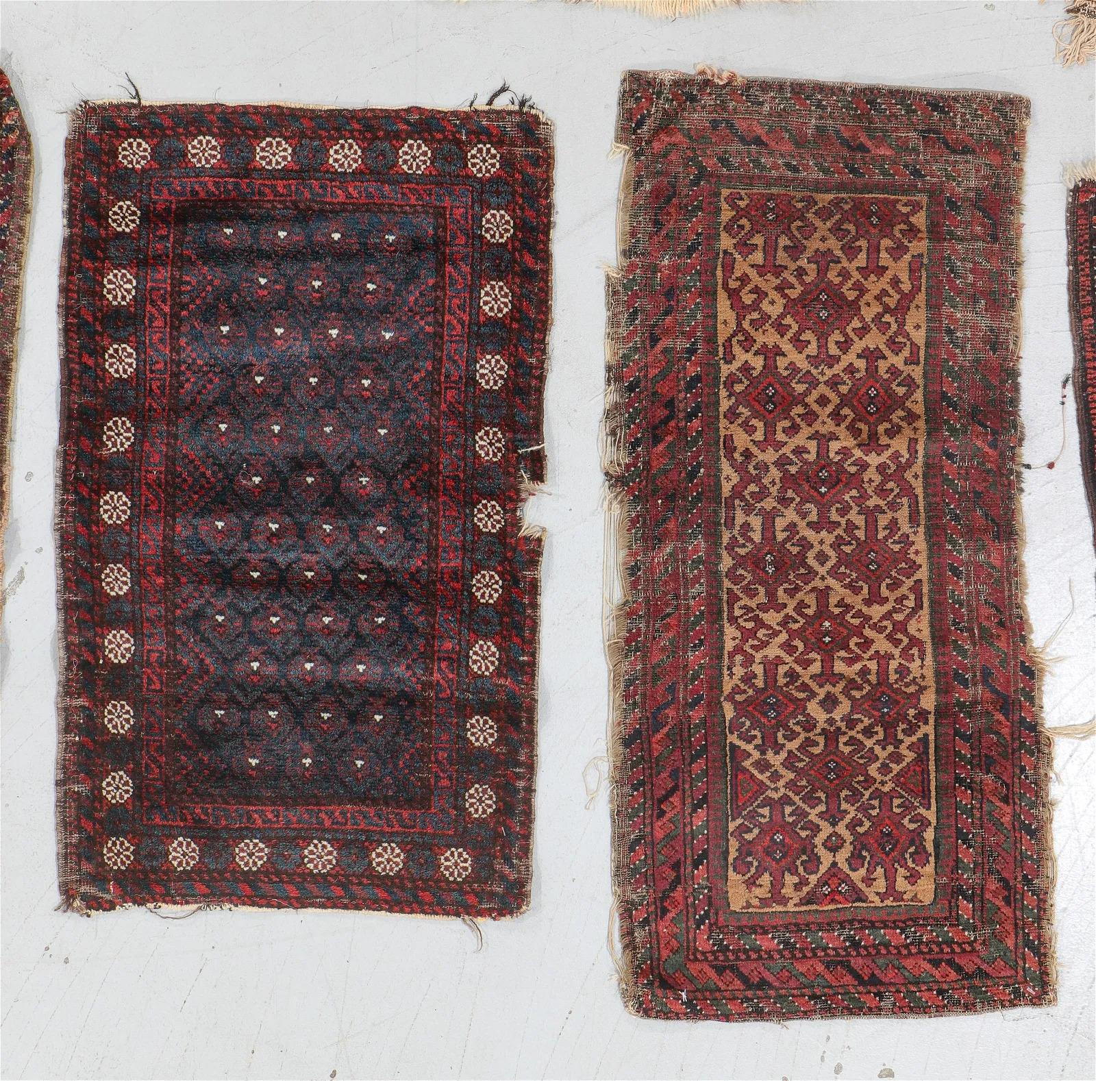 Lot of 9 Antique Afghan Baluch Collectible Rugs 1.6' x 3.2', 1870s - 2B29 For Sale 1