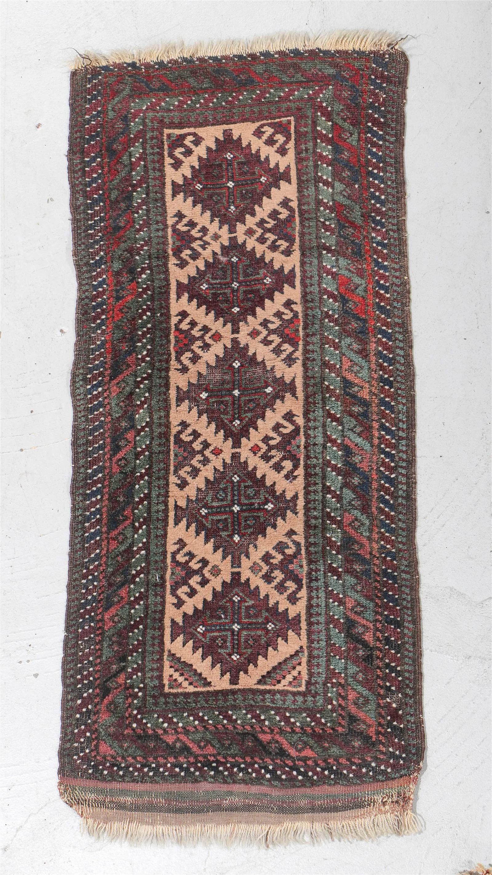 Lot of 9 Antique Afghan Baluch Collectible Rugs 1.6' x 3.2', 1870s - 2B29 For Sale 4