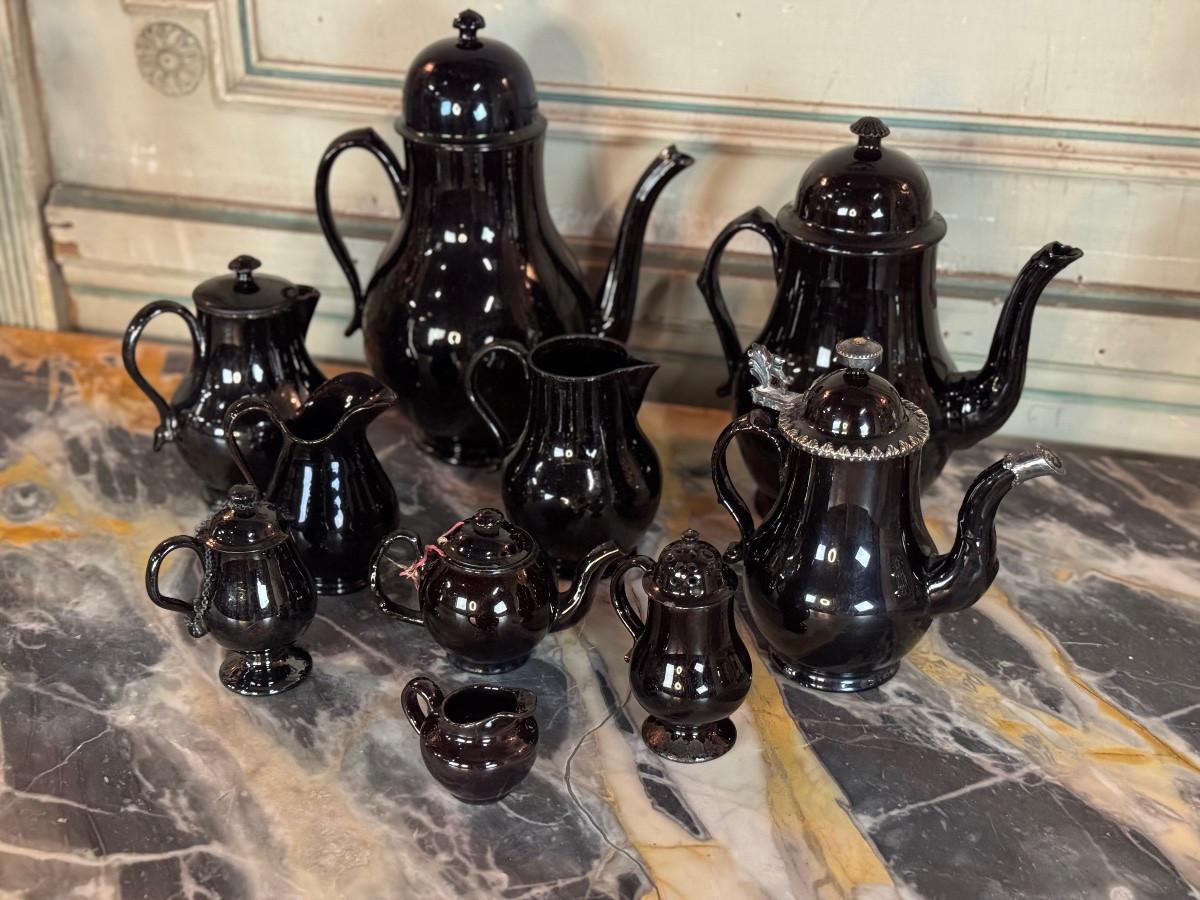 Lote de tierra negra de Namur, siglo XVIII en venta 5