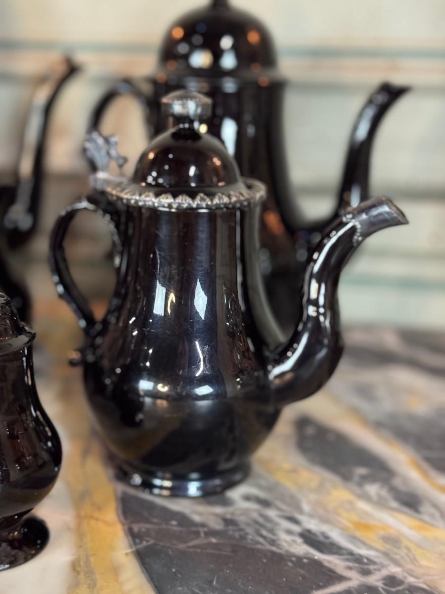 Lote de tierra negra de Namur, siglo XVIII en venta 4
