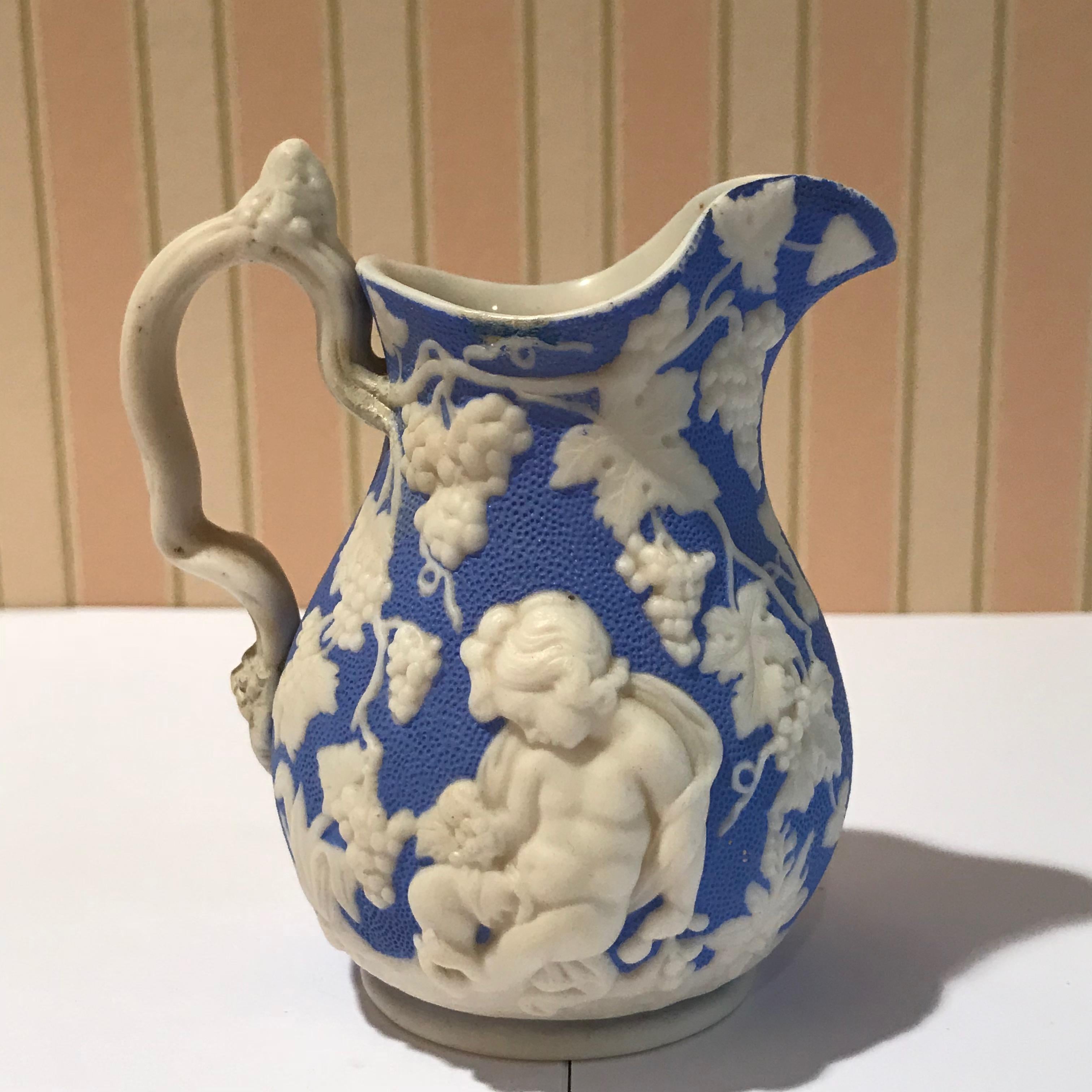 Lot of Four (4) 19th Century Porcelain Creamers pr Jugs For Sale 2