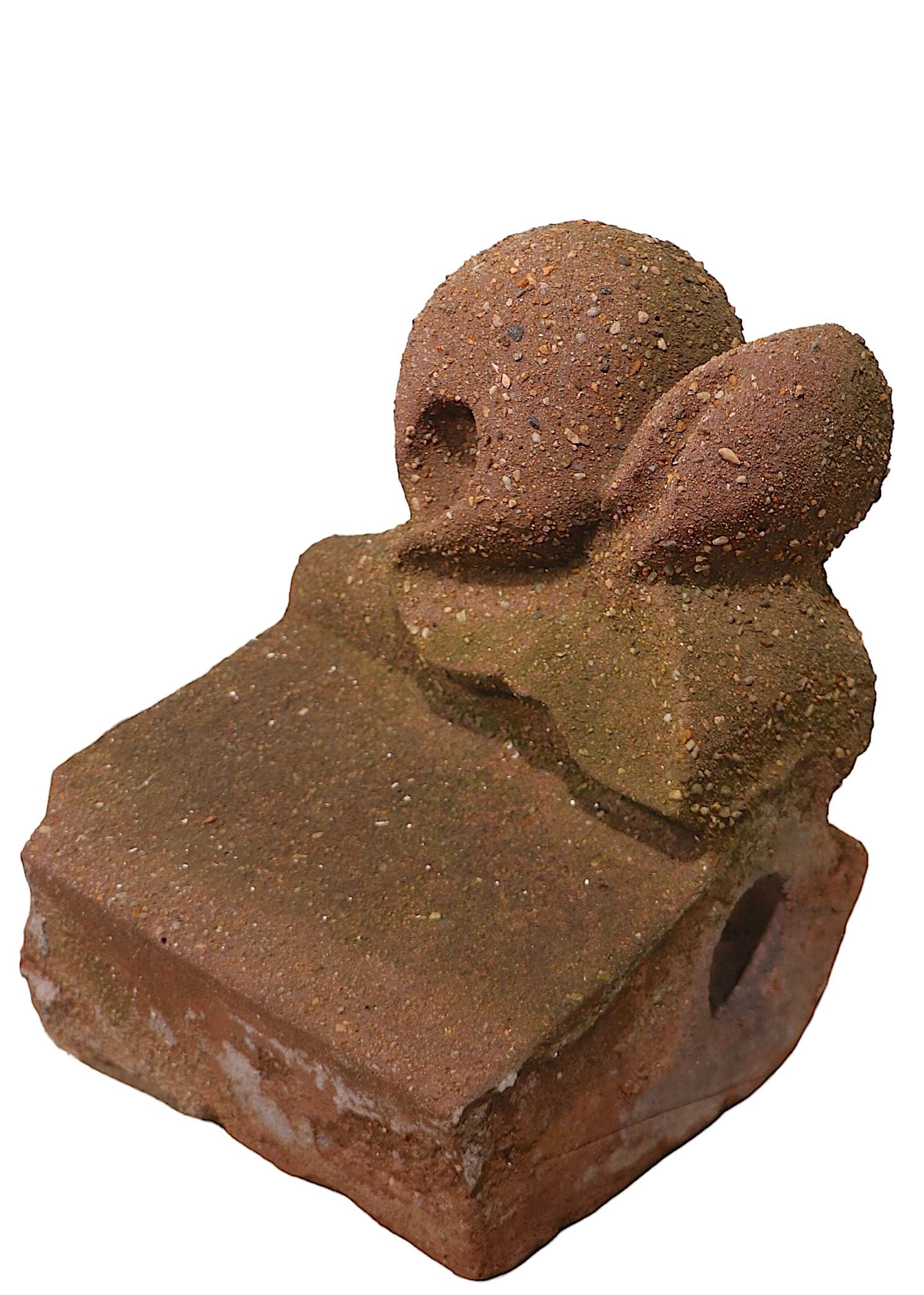 Lote de Cuatro Decorativos  Fragmentos de edificios de arenisca Adornos de jardín 1880/1920 en venta 2