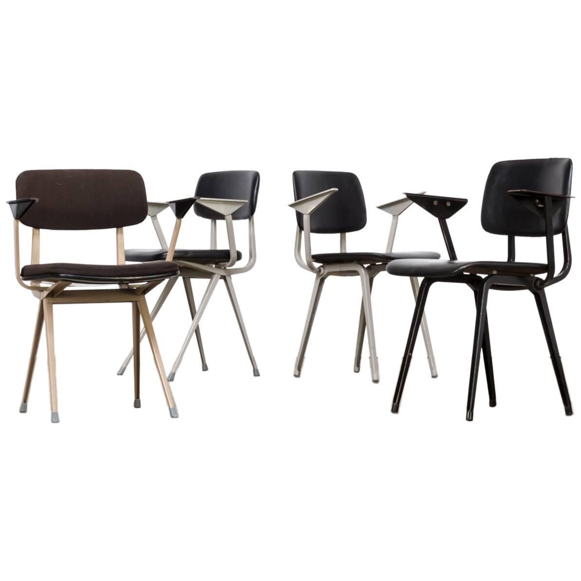 Lot of Four Individual Friso Kramer Office Chair for Ahrend de Cirkel For Sale