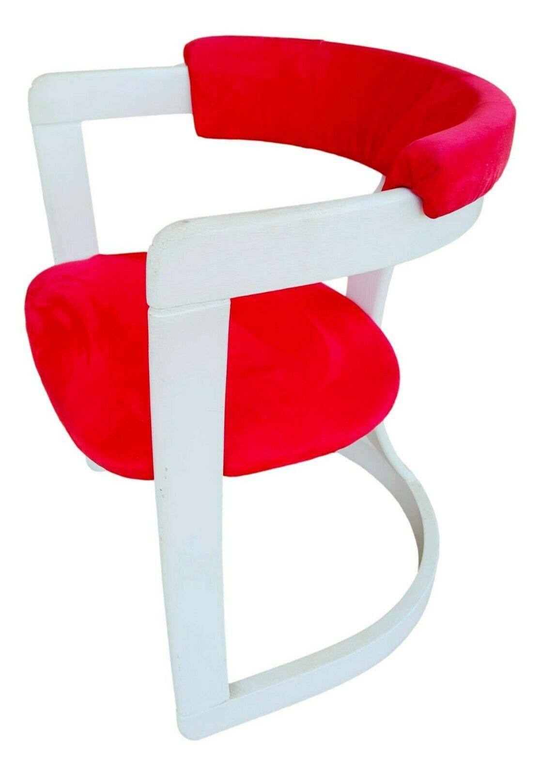 Lot de quatre chaises de design italiennes dans le style de Willy Rizzo, 1970 Bon état - En vente à taranto, IT