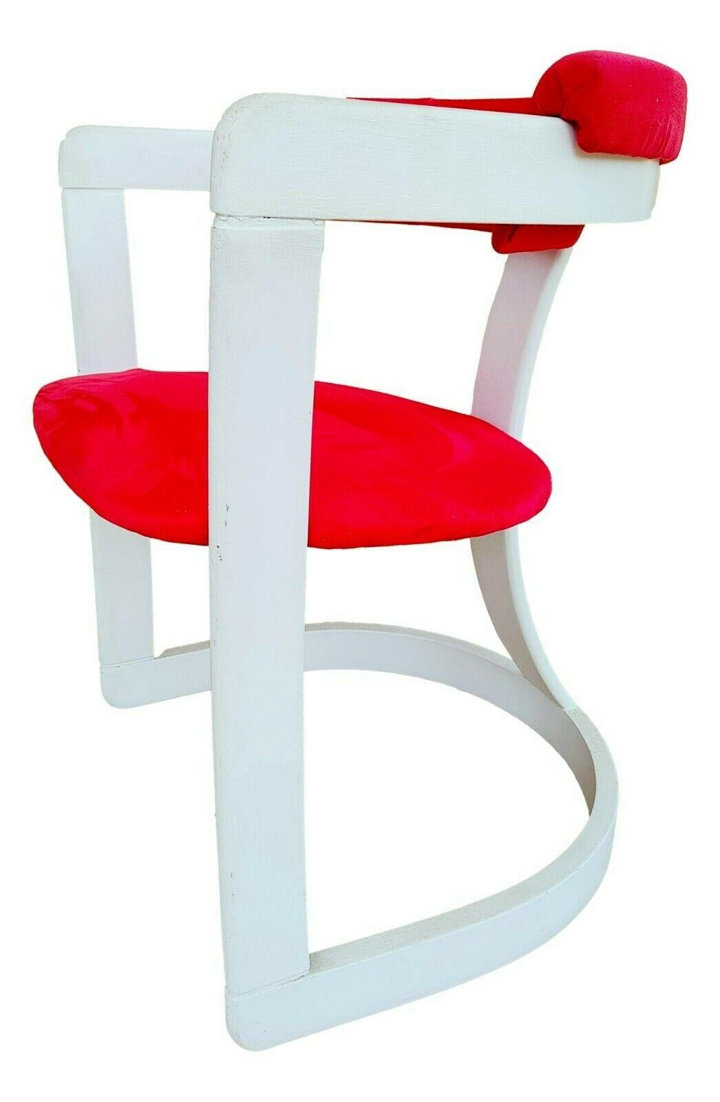 Fin du 20e siècle Lot de quatre chaises de design italiennes dans le style de Willy Rizzo, 1970 en vente