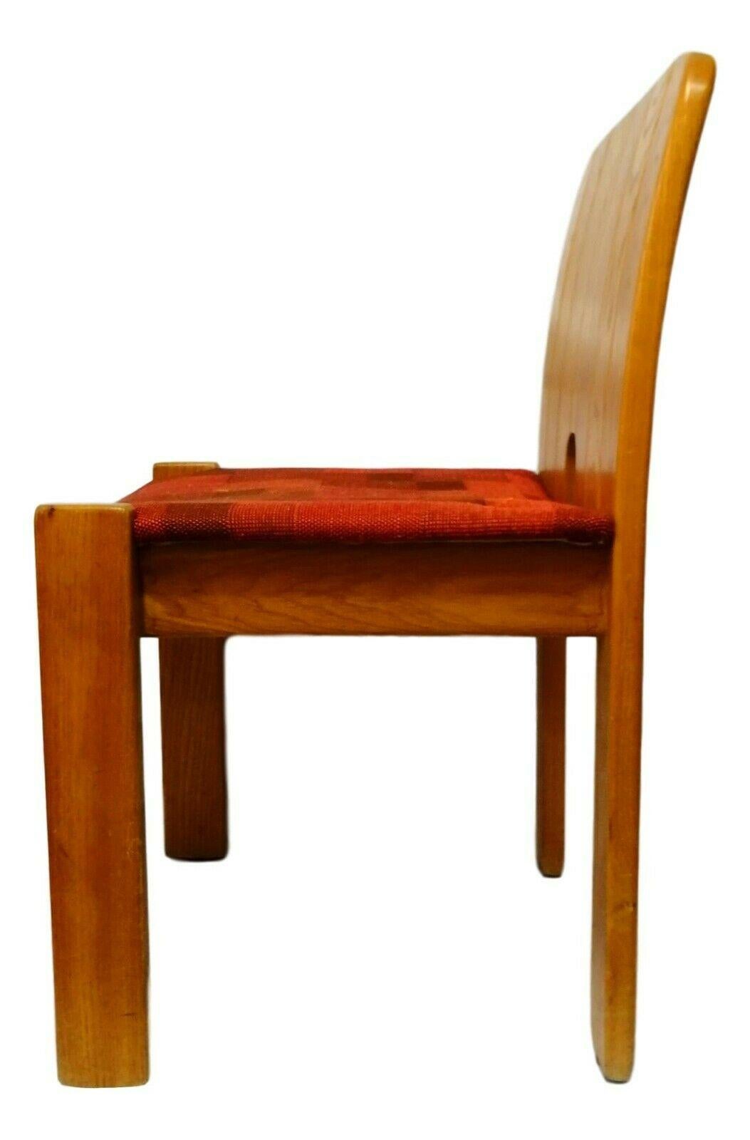 Lot of Four Wood Chairs in the Style of Zanotta, 1970s In Good Condition For Sale In taranto, IT
